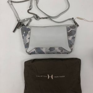 Halston Heritage Printed Leather Evening Clutch